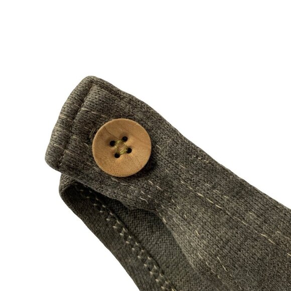 Vintage Gray Wool ? Gantner Mattern Co. Swimsuit Red Stripe - Picture 5 of 9